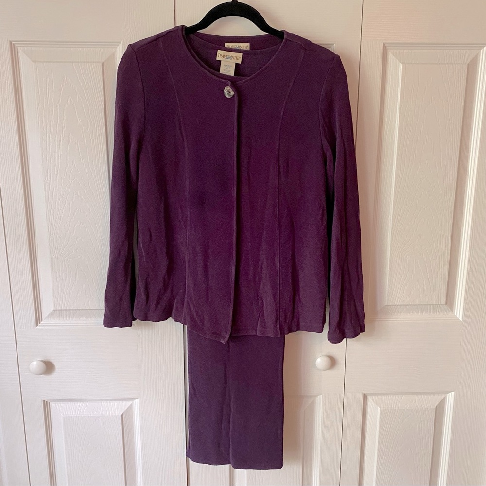 Dark purple travel smith 3 piece outfit